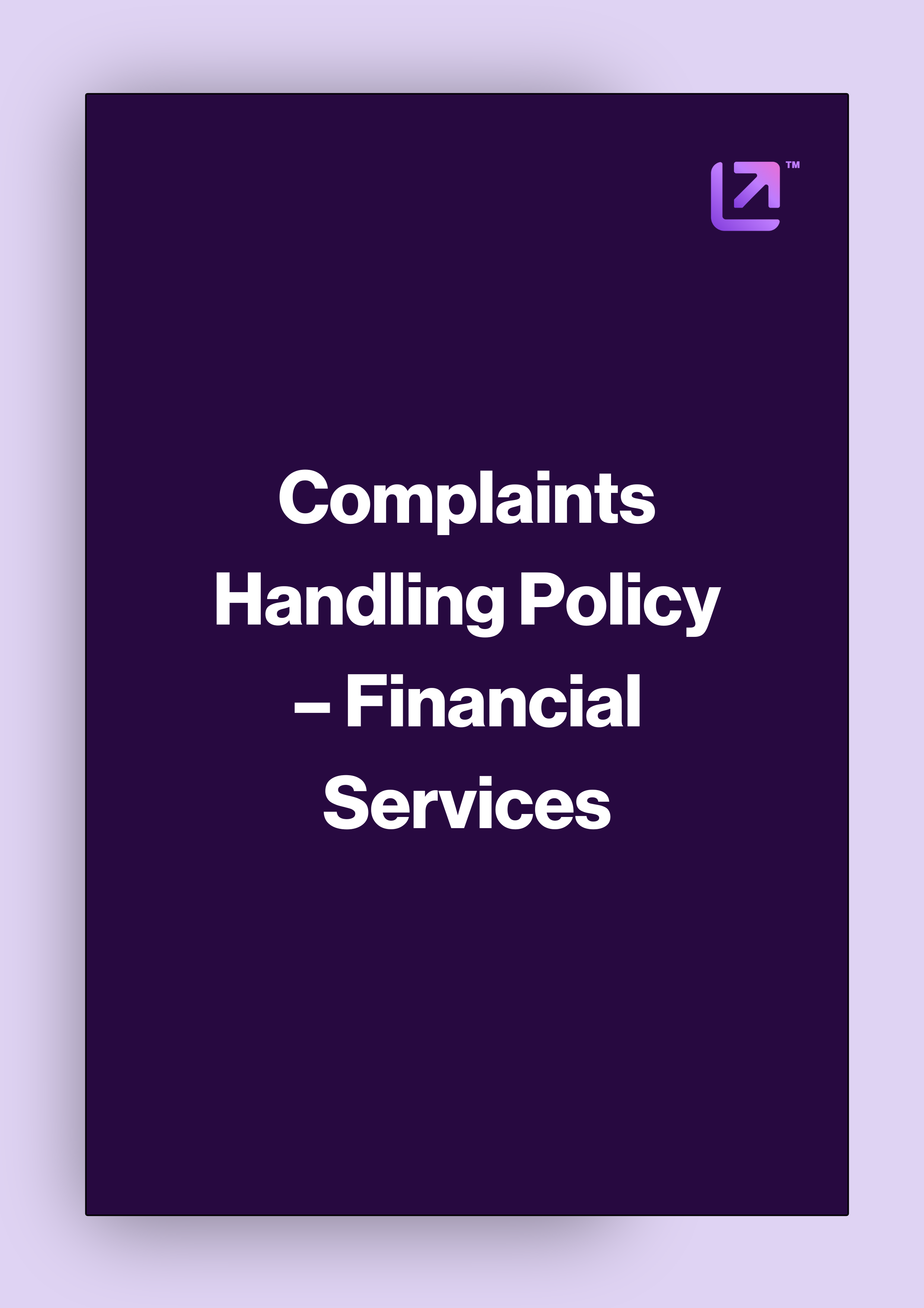 Complaints Handling Policy Template for AFSL & ACL Holders – Retail & Wholesale Clients