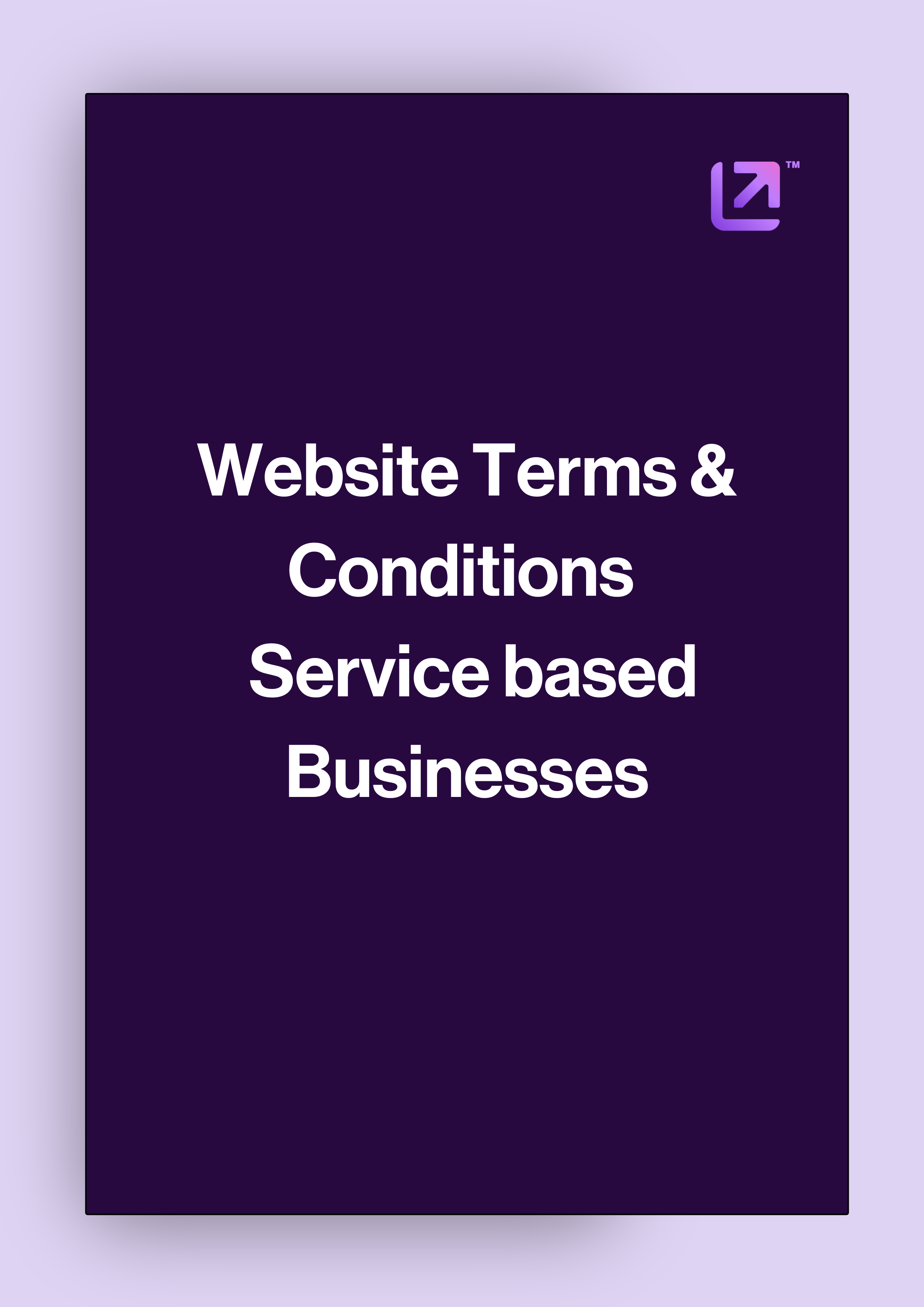 Website Terms and Conditions Template