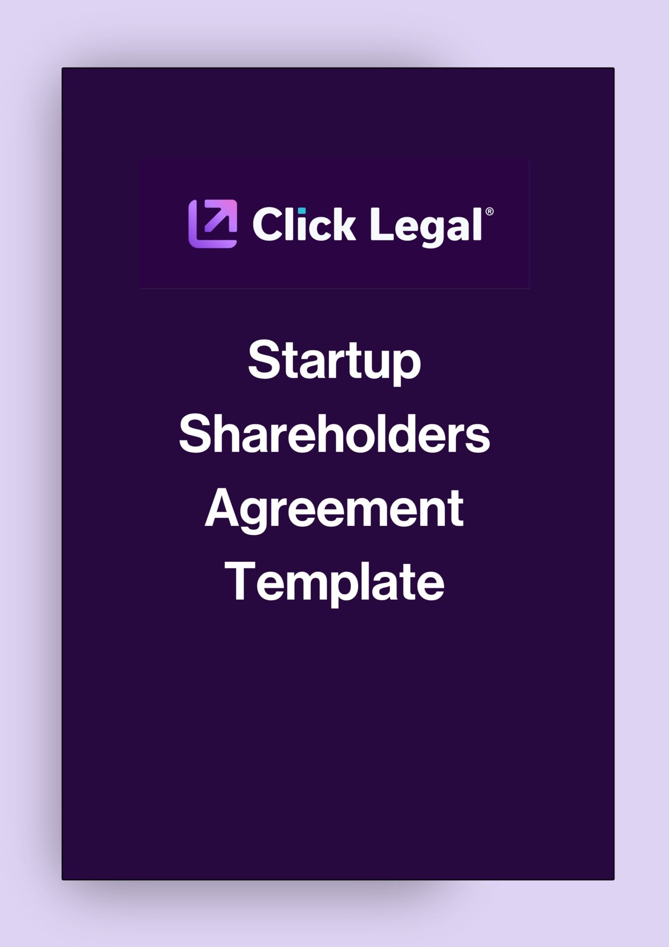 Click Legal Startup Shareholders Agreement Template