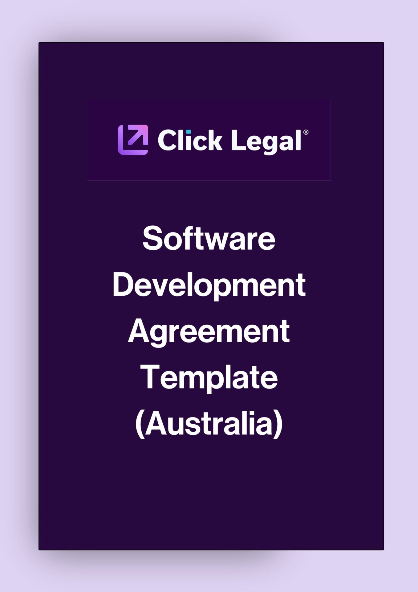 Click Legal Software Development Agreement Template (Australia)