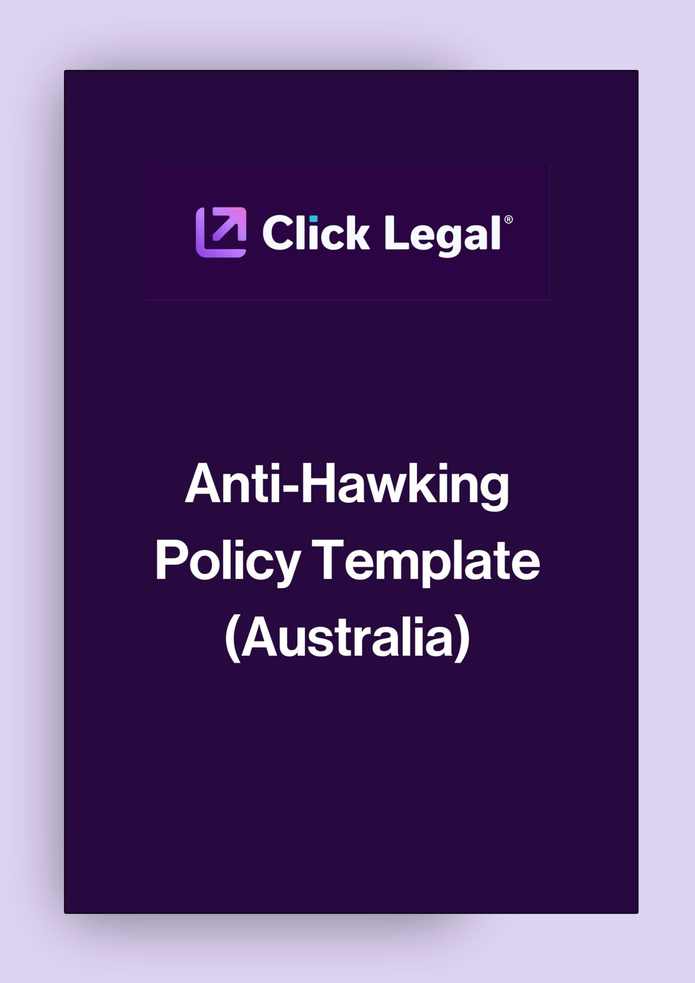 Click Legal Anti-Hawking Policy Template (Australia)