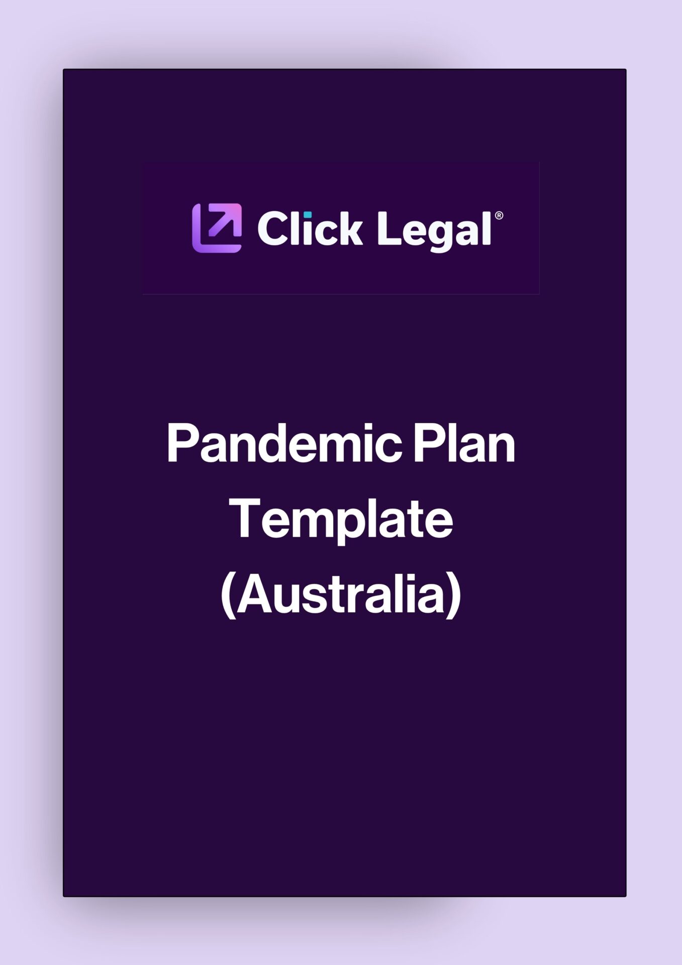 Click Legal Pandemic Plan Template (Australia)